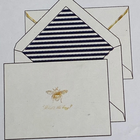 Kate Spade note card set with lined envelopes - Picture 2 of 3